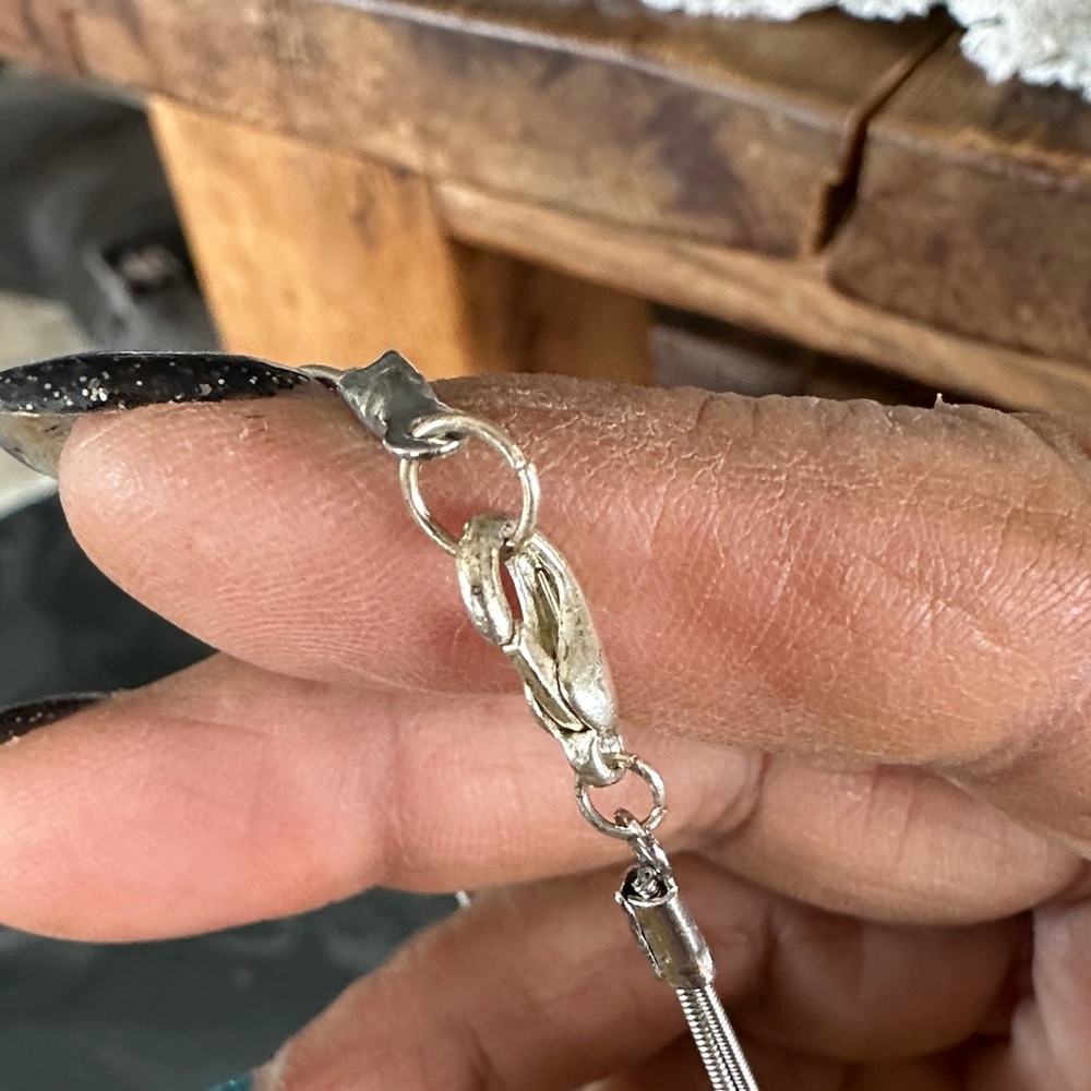 Flexible Multi-Color Gemstone Wire Bangle - image 3